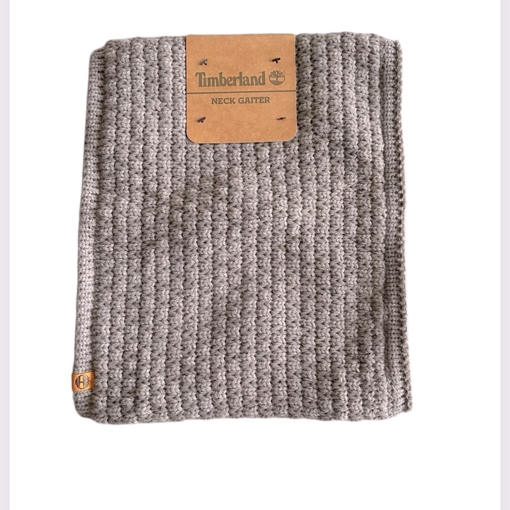 TIMBERLAND Gaiter Neck Warmer Grey One Size Fits All Men Unisex